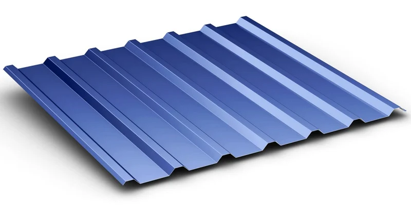 U-PanelMcElroy Metal Panel Rendering In Blue on White Background - Image Courtesy of www.mcelroymetal.com