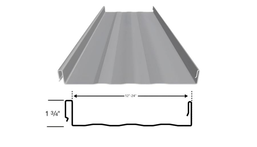 1st Coast Metal Roofing Supply Armour Loc Clip Panel Rendering - Image courtesy of https://1stcoastmrs.com/