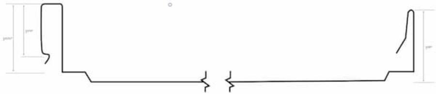 5280 Metal Supply Snap Lock Panel Profile - Image courtesy of https://5280metals.com