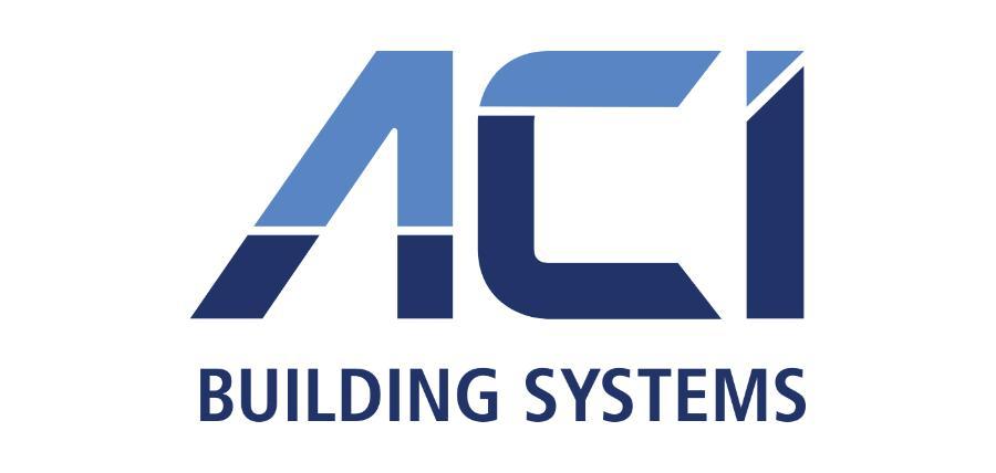 ACI Building Systems Logo - Image courtesy of https://www.acibuildingsystems.com/