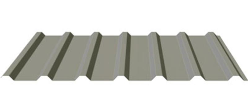 U-Panel Metal Roofing Profile on White Background - Image Courtesy of aepspan.com