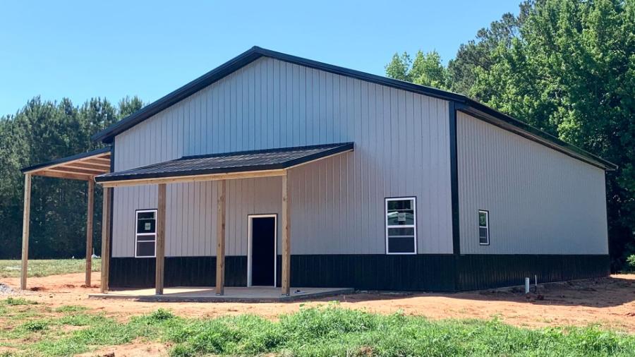 Appalachian Metal Sales Exposed Fastener Roof Installed - Image courtesy of https://appalachianmetalsales.com/