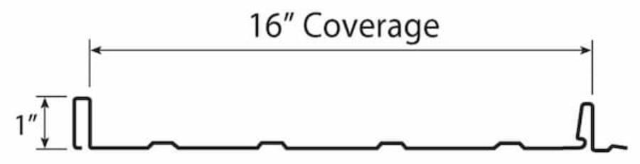 Baker Metal Standing Seam Panel Striated Profile - Image courtesy of https://bakermetalworks.com/