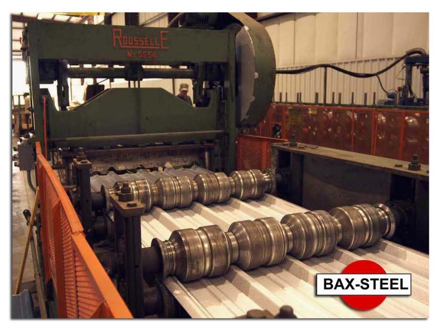Bax-Steel Roll Forming Machine - Image courtesy of https://bax-steel.com/