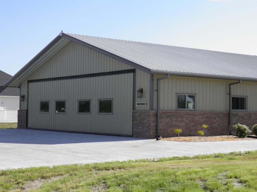 BC Steel Buildings Roof Installed - Image courtesy of https://www.bcsteel.com/