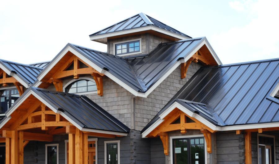 BRS Roofing Supply standing seam roof installed - Image courtesy of https://brssupply.us/