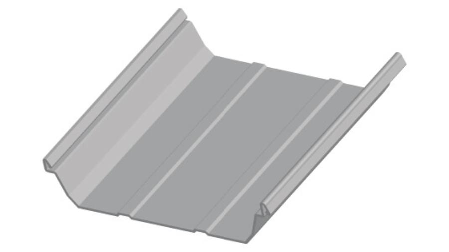Ceco Building Systems Ultra-Dek Metal Roof Panel Rendering- Image courtesy of https://www.cecobuildings.com/