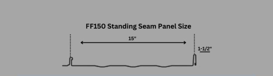 Champion Metal Supply FF150 Panel Rendering - Image courtesy of https://www.championmetalsupply.com/