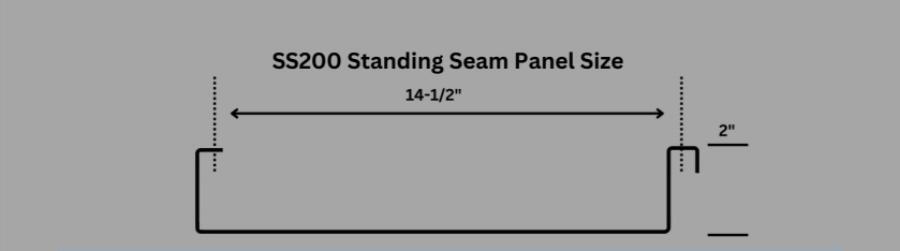 Champion Metal Supply SS200 Panel Rendering - Image courtesy of https://www.championmetalsupply.com/