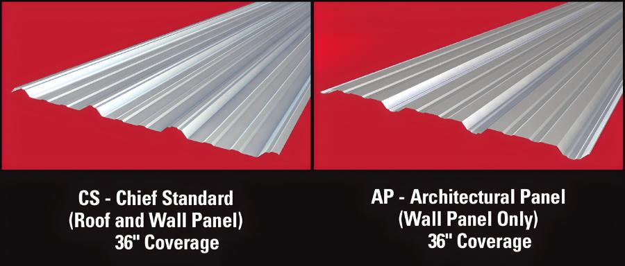 Chief Buildings CS/AP Panel Renderings - Image courtesy of https://chiefbuildings.com/