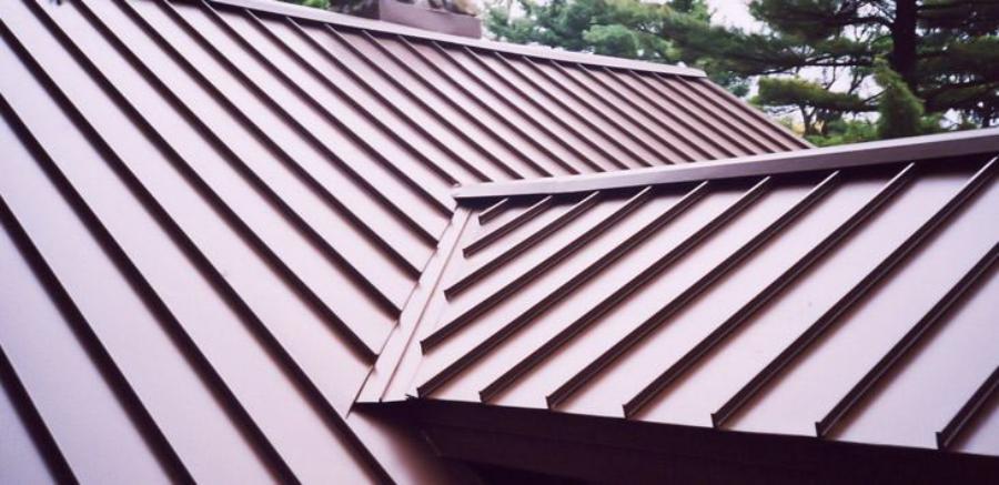 Mustang Brown ClickLock Standing Seam Roof - Image courtesy of https://www.classicmetalroofingsystems.com/