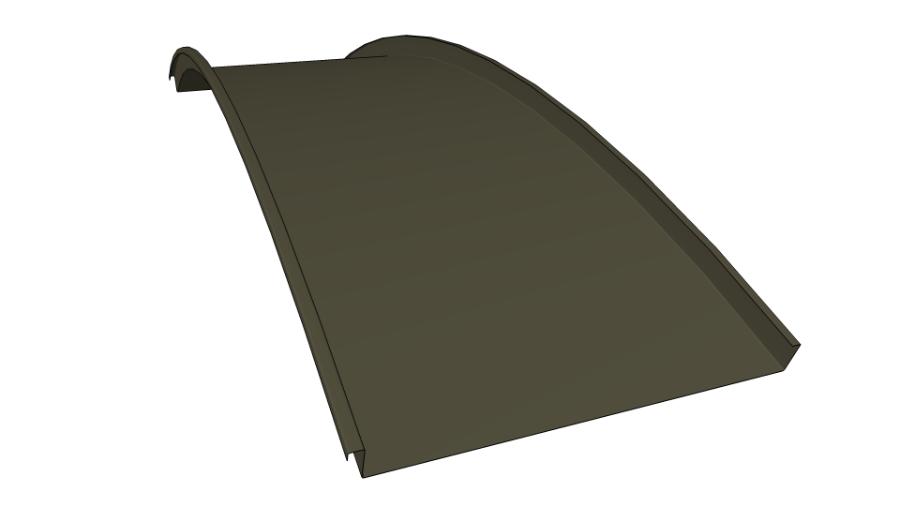 Construction Metal Products (CMP) Series 1500 Curved Panel Rendering - Image courtesy of https://cmpmetalsystems.com/