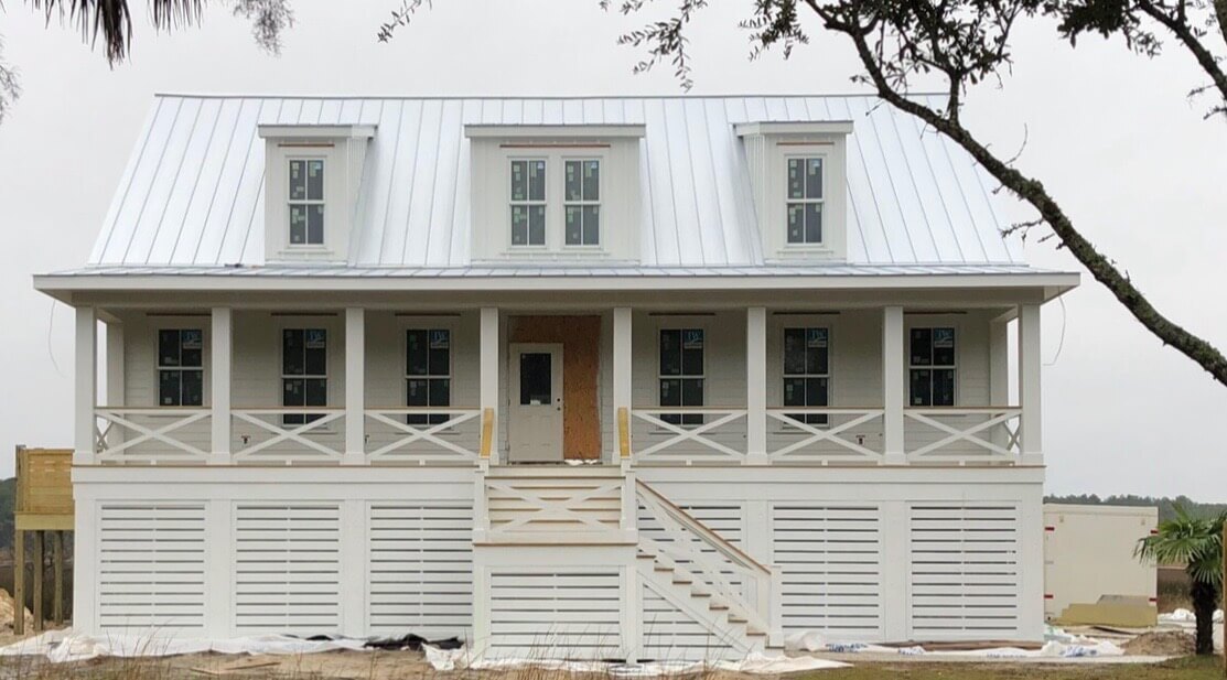 CMRS standing seam roof installed - Image courtesy of https://www.coastalmetalroofingsupply.com/