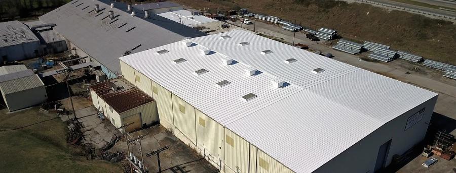 Collings Roofing Installed on Warehouse - Image courtesy of https://west.deltametals.com/