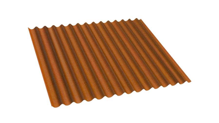 Corten Roofing Corrugated roof installed - Image courtesy of https://www.cortenroofing.com/