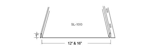 Custom Built Metals SL-100 Dimensions Profile Drawing - Image courtesy of https://www.custombiltmetals.com/