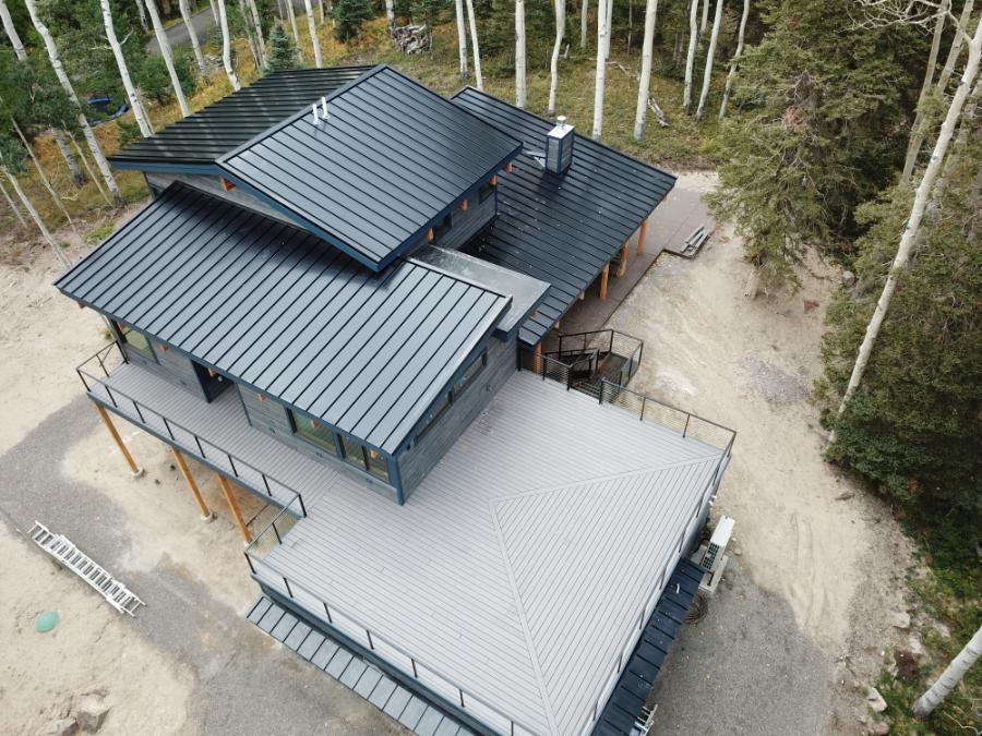 Delta Metals Standing Seam Roof Installed - Image courtesy of https://west.deltametals.com/