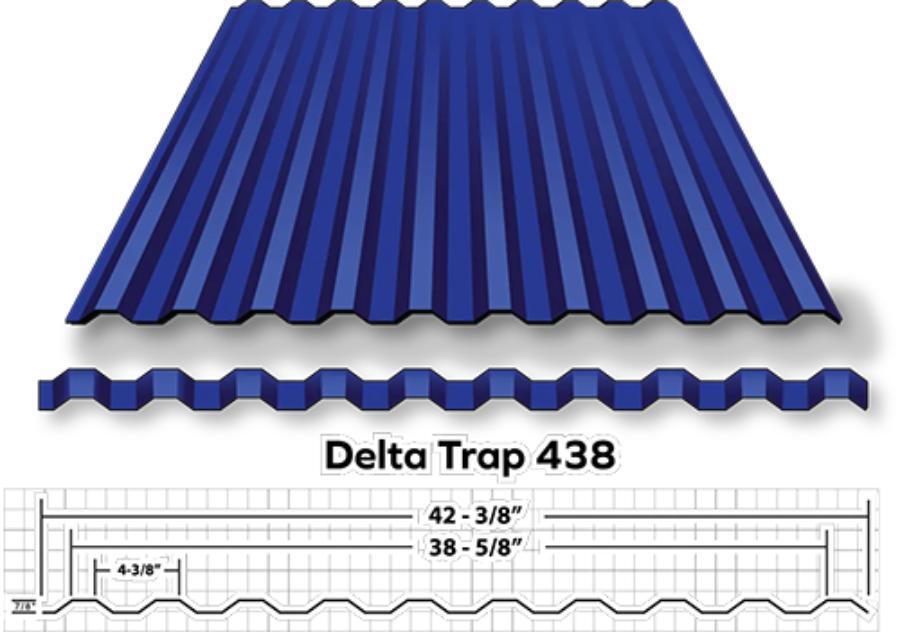 Delta Metals Delta Trap 438 Profile - Image courtesy of https://west.deltametals.com/