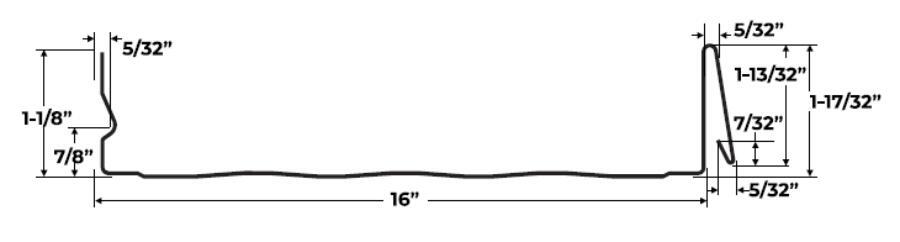 Delta Metals Snap Lock Profile - Image courtesy of https://west.deltametals.com/