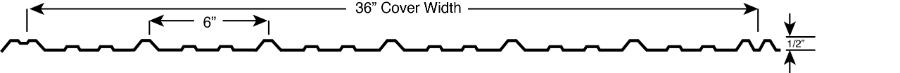 Everlast Roofing EVERDRAIN Profile Line Drawing - Image courtesy of https://everlastroofing.com/