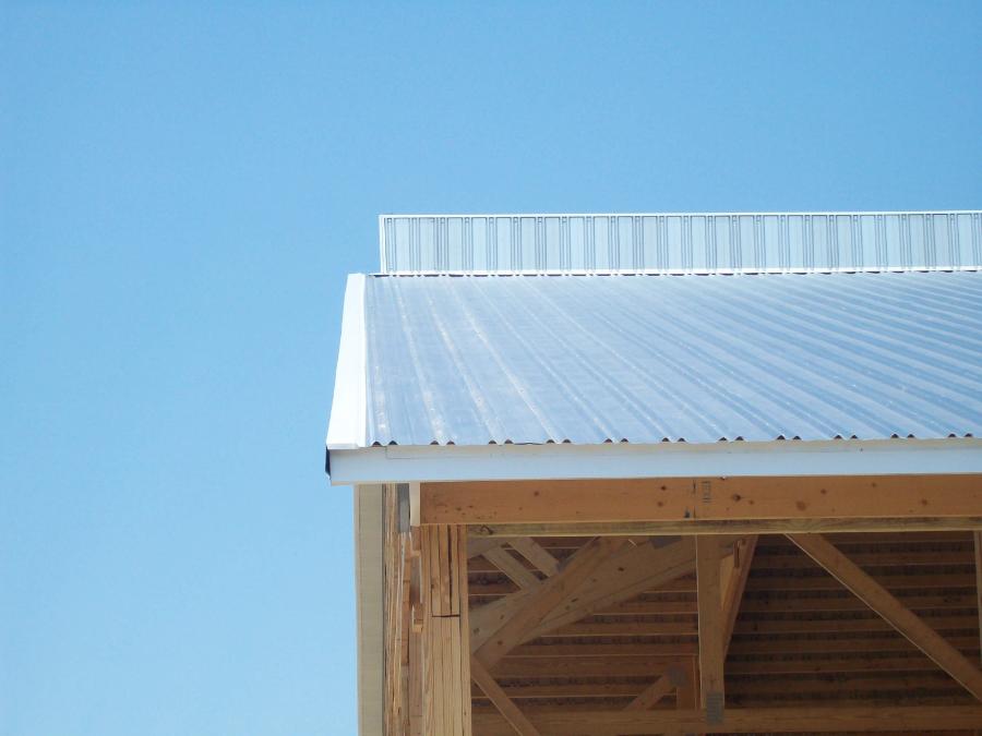 Everlast Roofing TWIN RIB Roof on Building - Image courtesy of https://everlastroofing.com/