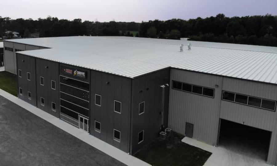 ExSteel Standing Seam Roof Installed - Image courtesy of https://www.exsteel.com/