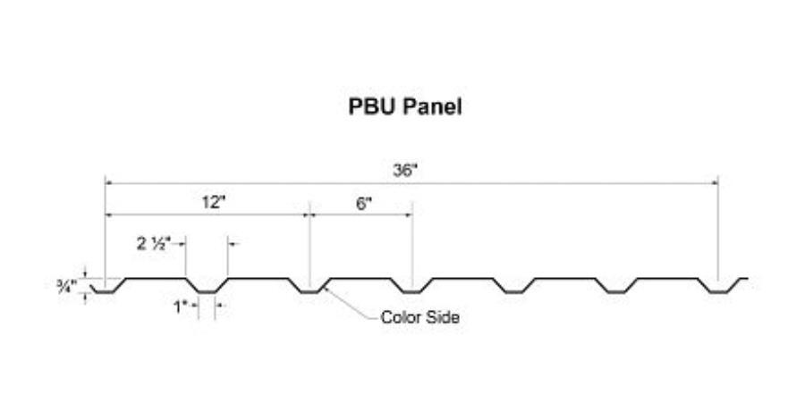 Fortify PBU Panel Dimensioned Line Drawing - Image courtesy of https://www.fortifybuildingsolutions.com/