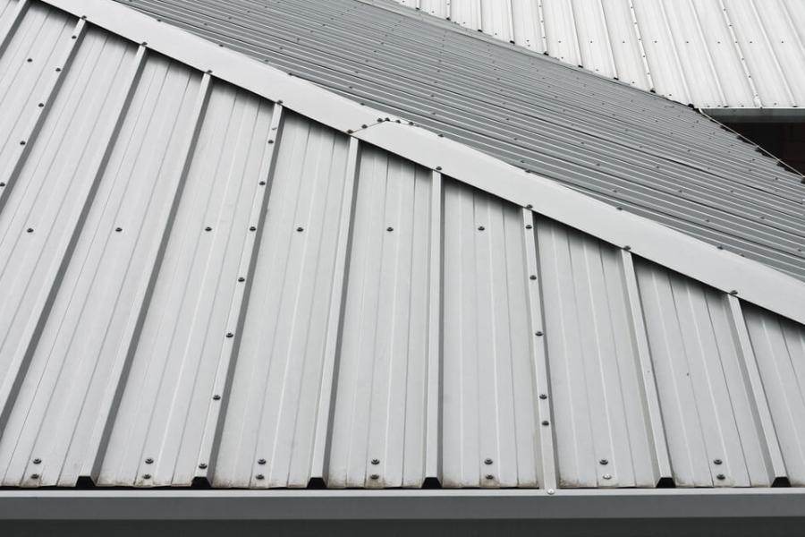 Georgia Metals R Panel Installed on Roof - Image courtesy of https://www.georgiametals.com/