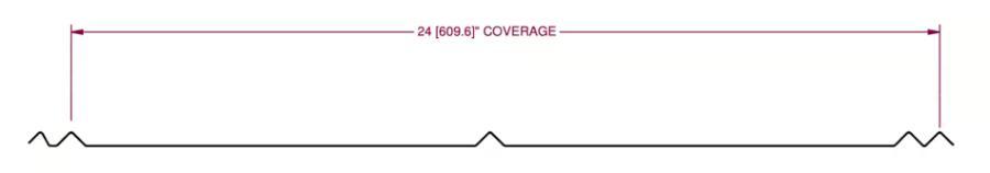 Green Tree Metals 5V Crimp Panel Profile - Image courtesy of https://greentreemetals.com/ Green Tree Metals 5V Crimp Panel Profile - Image courtesy of https://greentreemetals.com/