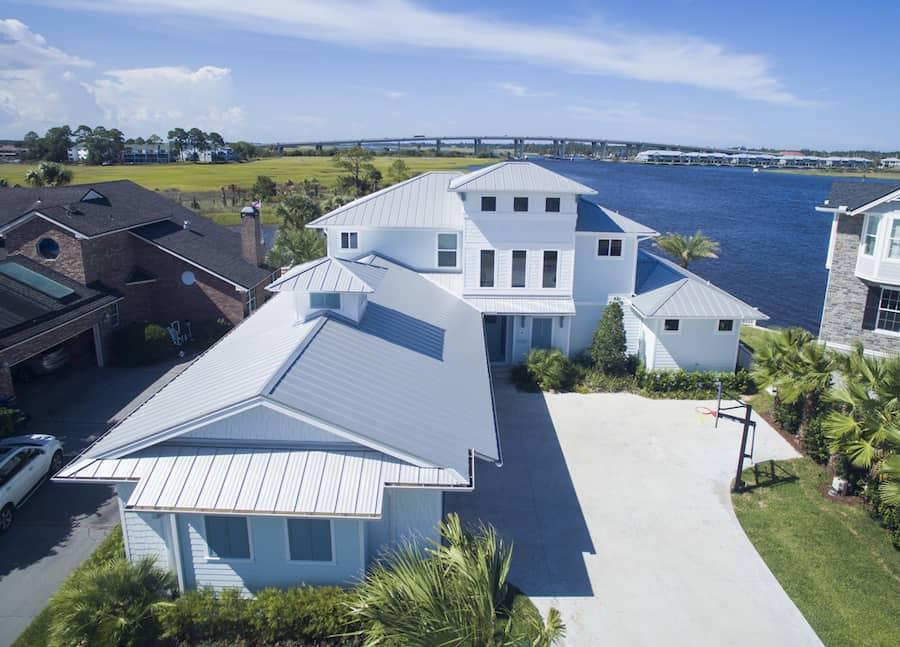 Gulf Coast Supply & Manufacturing Standing Seam Roof Installed - Image courtesy of https://gulfcoastsupply.com/