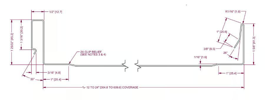 Green Tree Metals Hemlock High Panel Profile - Image courtesy of https://greentreemetals.com/