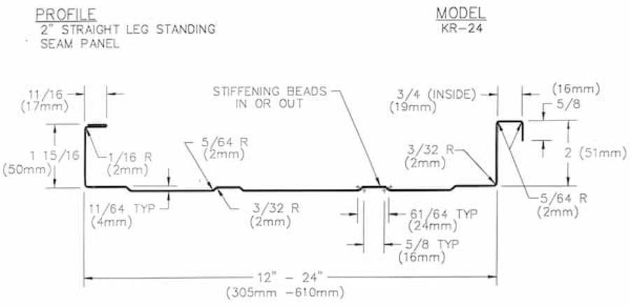 Hercules KR-24 panel profile - Image courtesy of https://corrugated-industries.com/