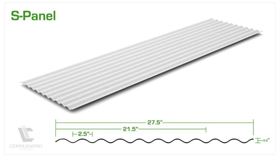 Hercules Corrugated S Profile - Image courtesy of https://corrugated-industries.com/