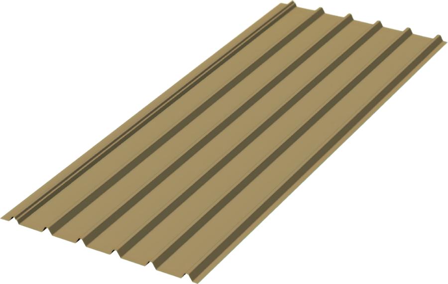 HPM Building Supply Custom 6-Rib (Pattern 8) Panel Rendering - Image courtesy of https://www.hpmhawaii.com/