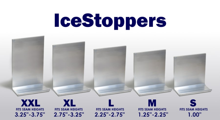 Multiple IceStopper Sizes Are Available