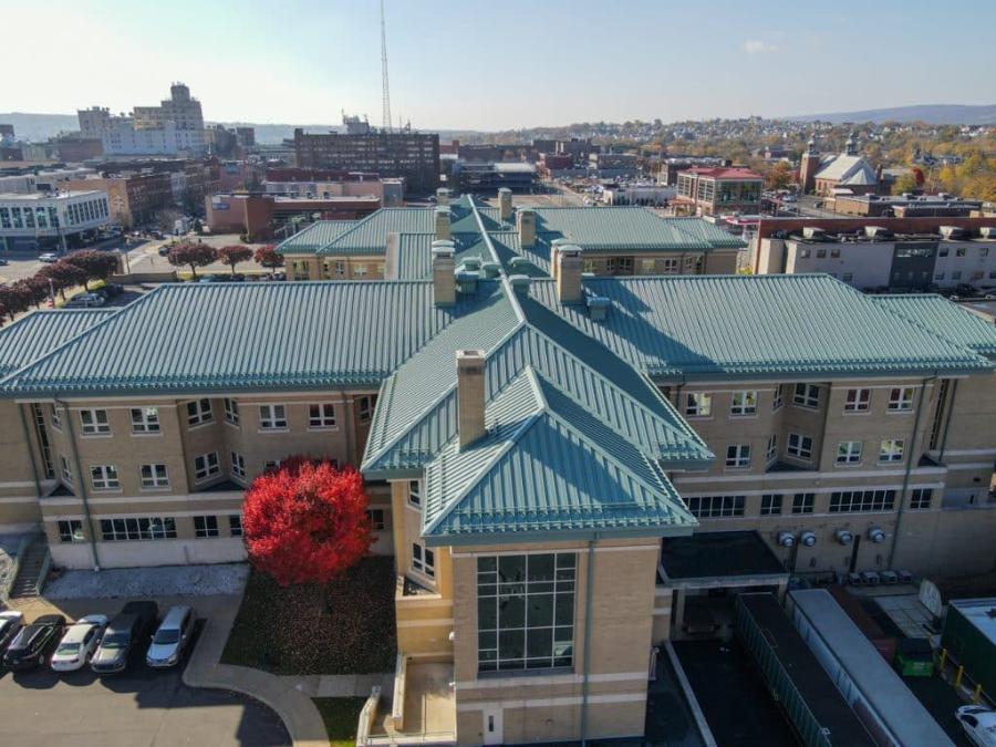 IMETCO Standing Seam Roof Installed - Image courtesy of https://imetco.com/