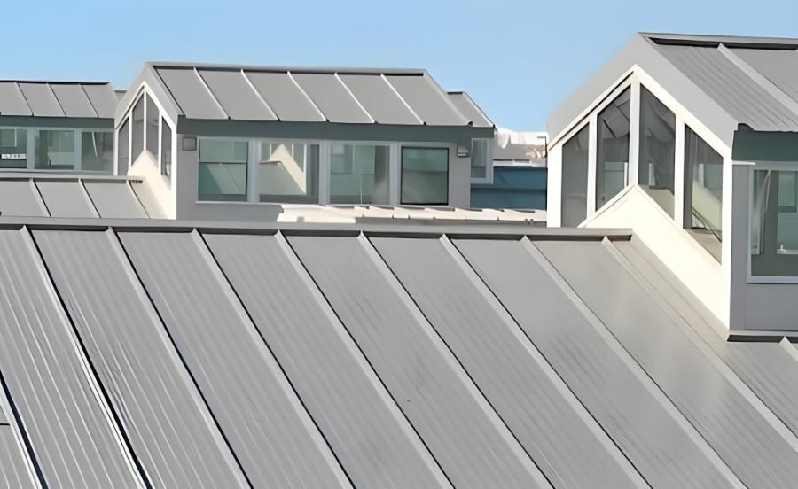 Kingspan standing seam roof installed - Image courtesy of https://www.kingspan.com