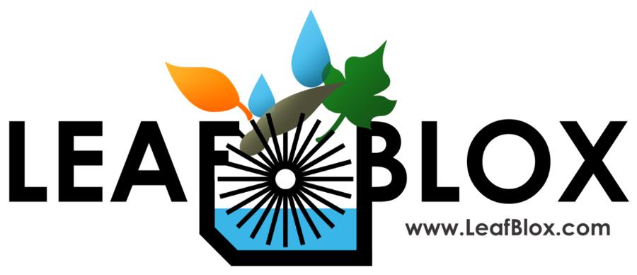 LeafBlox logo on white background