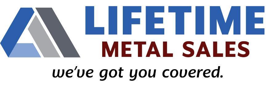 Lifetime Metal Sales Logo - Image courtesy of https://lifetimemetalsales.com/