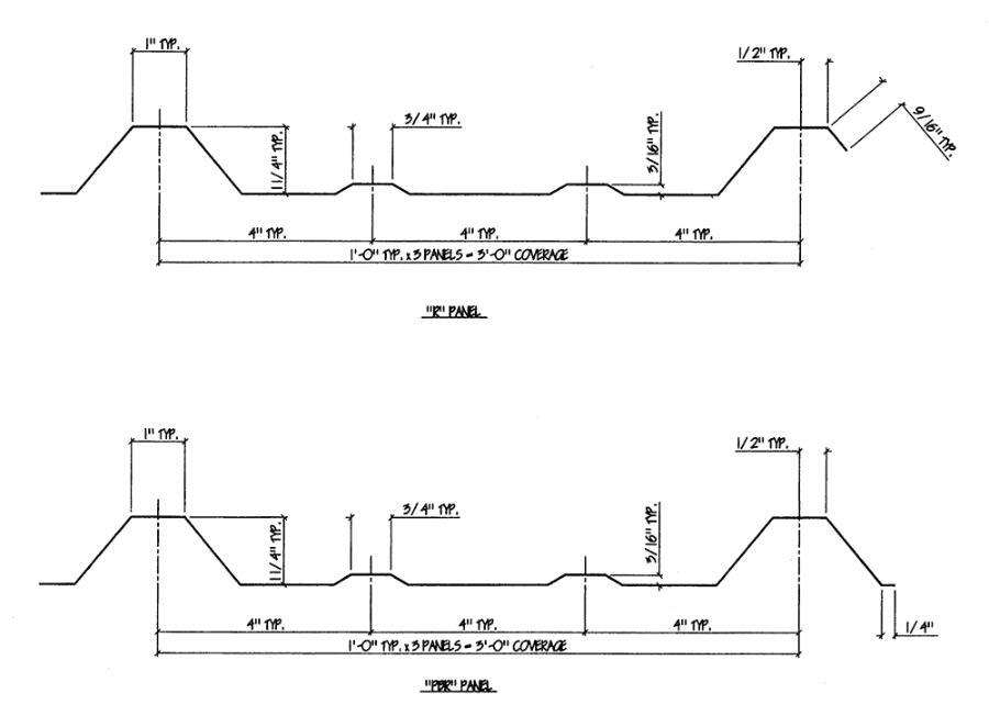 Majestic Metals, Inc. PBR Panel Profile - Image courtesy of https://www.majesticmetalsinc.com/