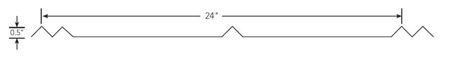 Marco Metals 5V Crimp Panel Profile - Image courtesy of https://www.marcometals.com/