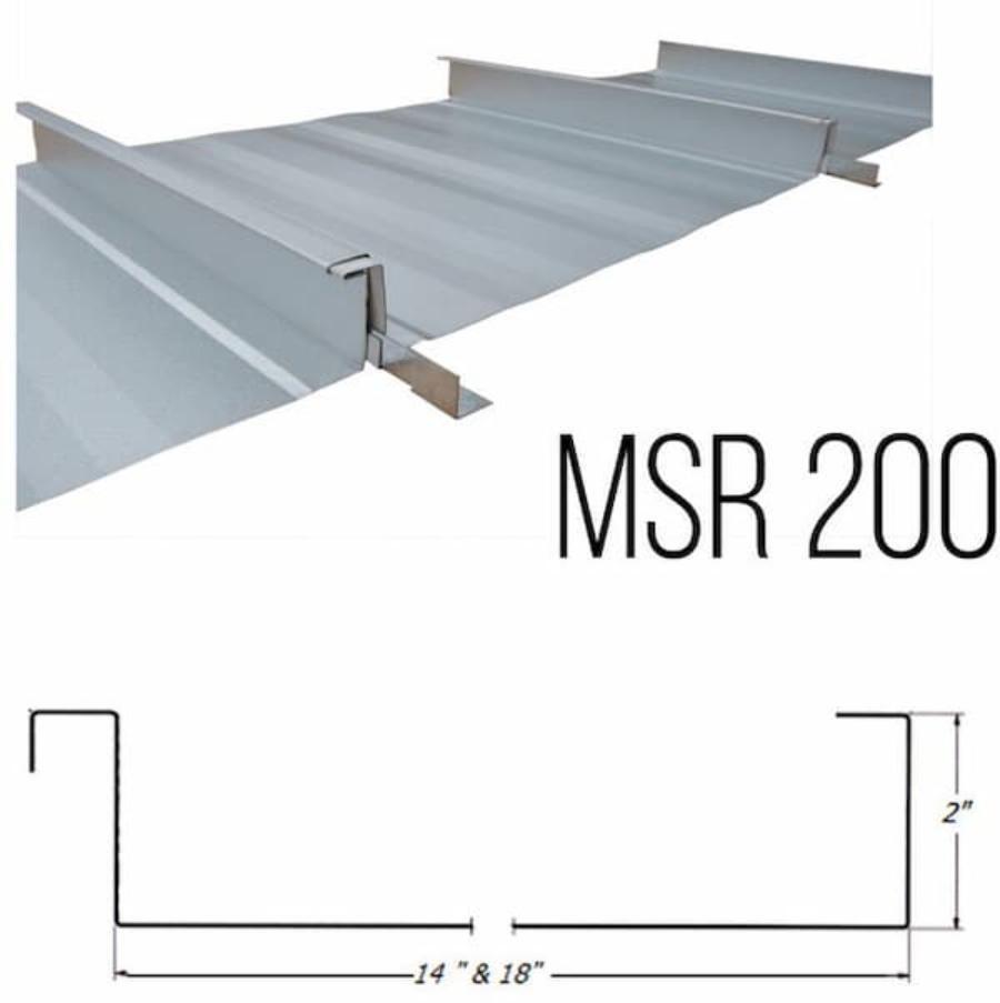 Master Steel Roofing MSR 200 Panel - Image courtesy of https://www.mastersteelroofing.com/