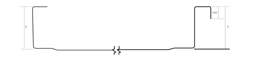 5280 Metal Supply Mechanical Lock Panel Profile - Image courtesy of https://5280metals.com