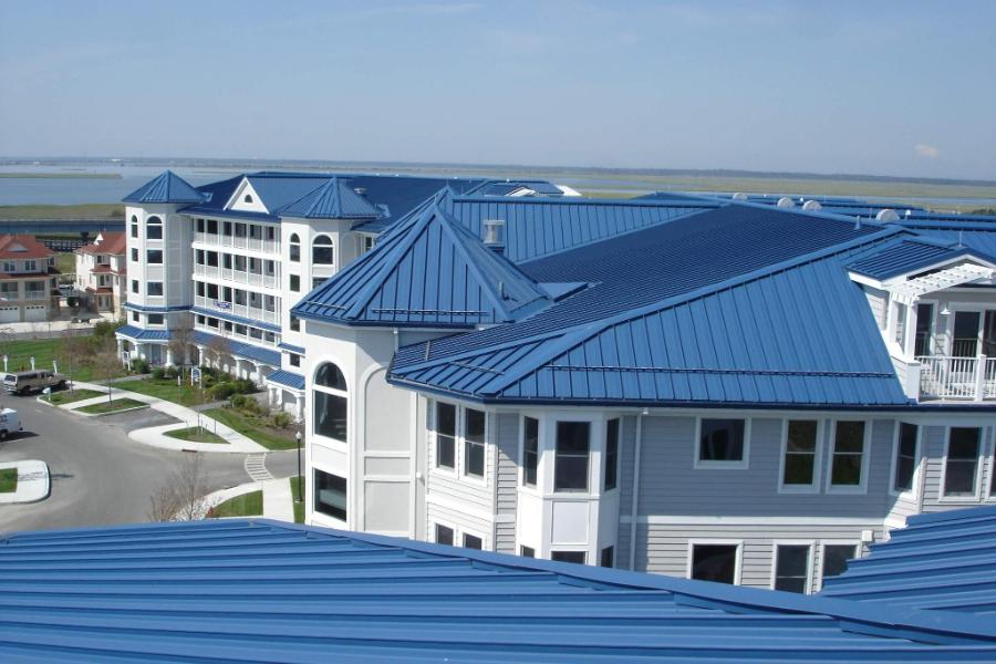 Merchant & Evans Inc. Installed standing seam roof - Image courtesy of https://www.ziprib.com/