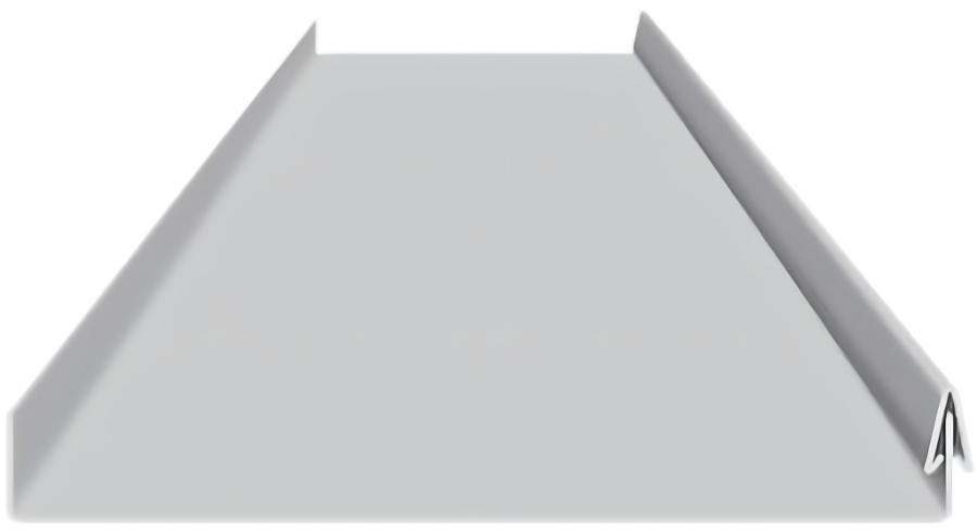 Metal Sales Mini-Batten Seam Panel Rendering - Image courtesy of https://www.metalsales.us.com/