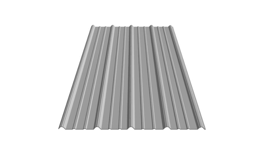 Metal Sales Classic Rib Roof Panel Rendering - Image courtesy of https://www.metalsales.us.com/