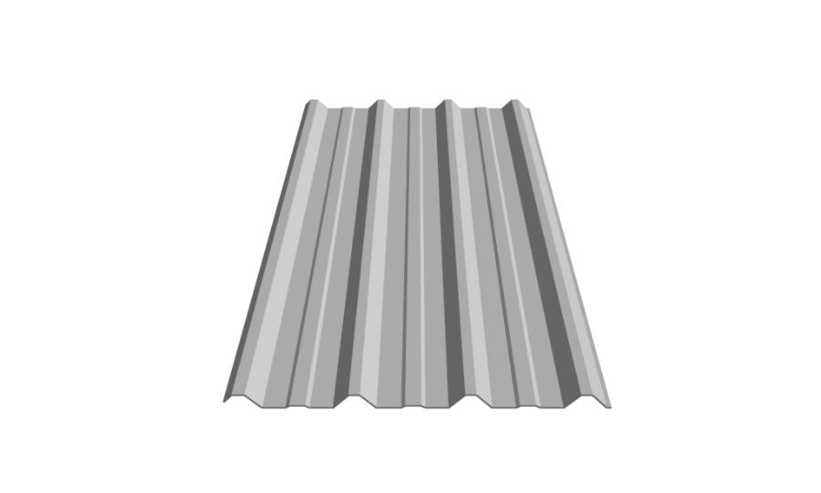 Metal Sales Delta-Rib Roof Panel Rendering - Image courtesy of https://www.metalsales.us.com/