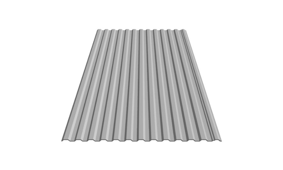 Metal Sales DL-3 Roof Panel Rendering - Image courtesy of https://www.metalsales.us.com/