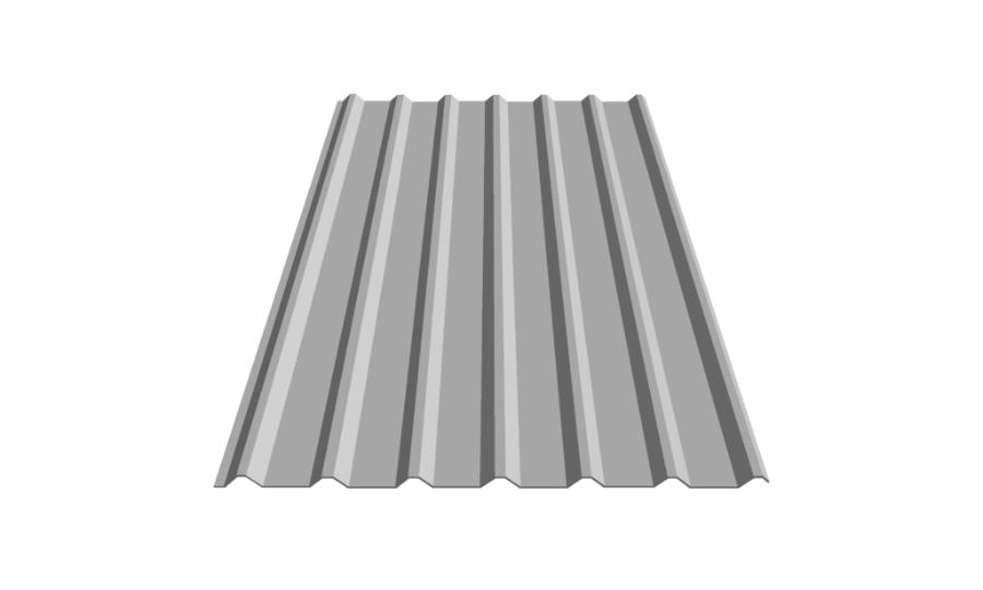 Metal Sales PBU Roof Panel Rendering - Image courtesy of https://www.metalsales.us.com/