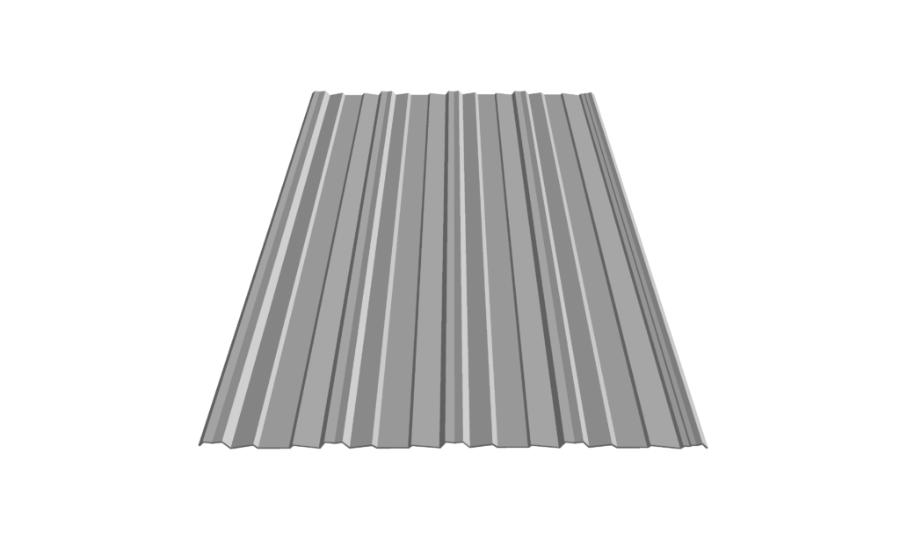 Metal Sales Strongpanel Roof Panel Rendering - Image courtesy of https://www.metalsales.us.com/